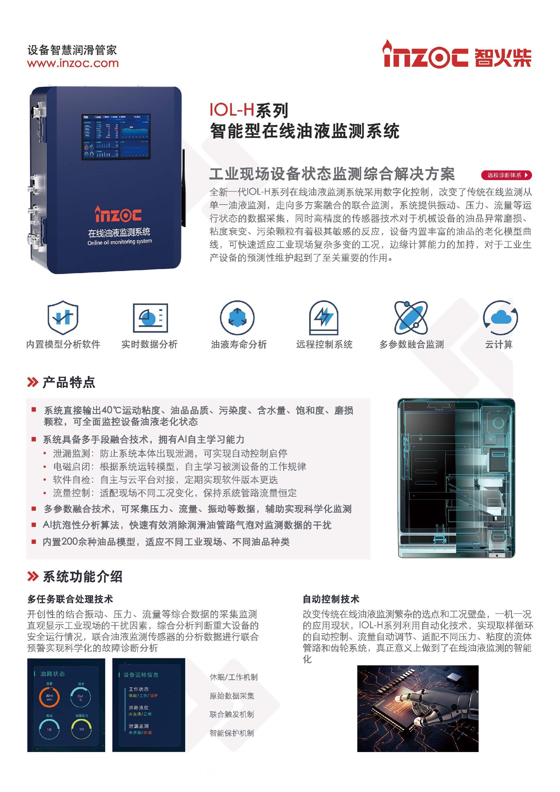 IOL-H2油液智能在線監測系統